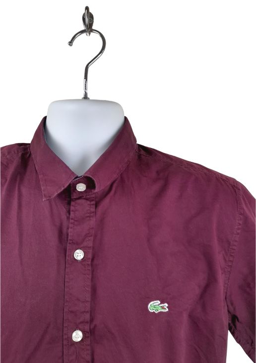 Lacoste Burgundy shirt - Large